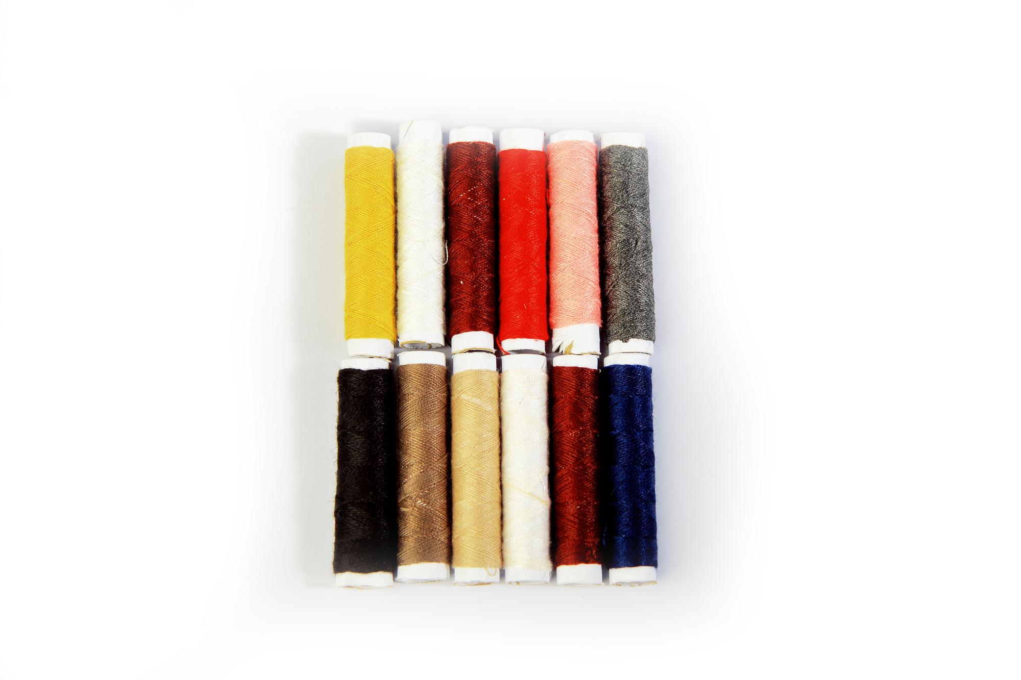Sample embroidered patch and thread